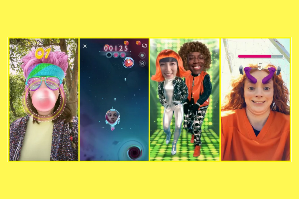 Snapchat Adds Games to Their Camera