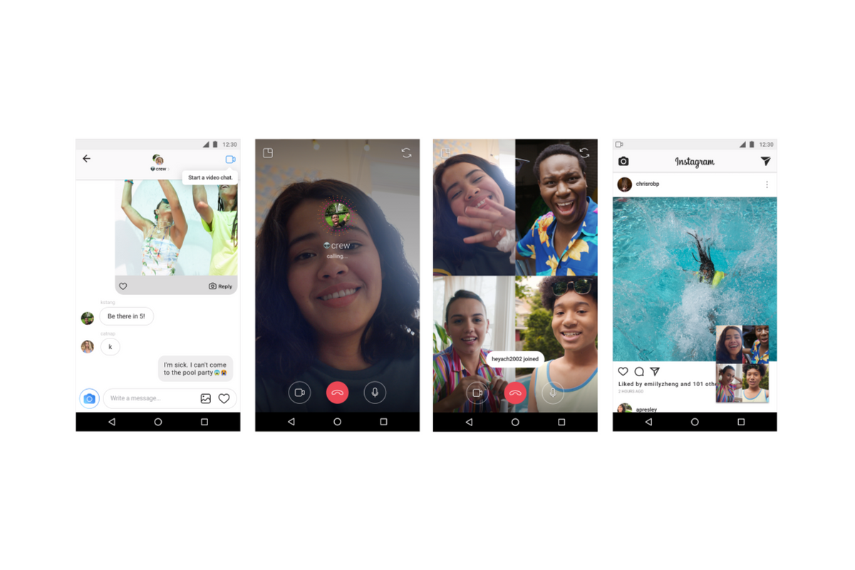 Instagram Has Added 4-Way Group Chat